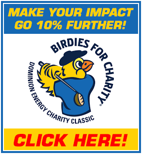 Make your impact go 10% further! Please donate to the Martha Mason Hill Memorial Foundation through the "Birdies for Charity" program presented by Towne Bank!